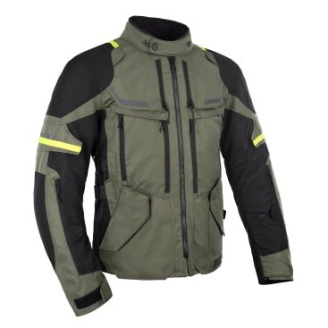 Rockland: Olive/Black/Hi-Vis Motorcycle Jacket
