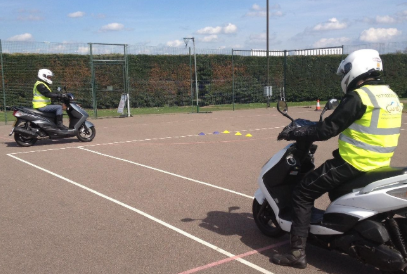 CBT training session on the practice pad